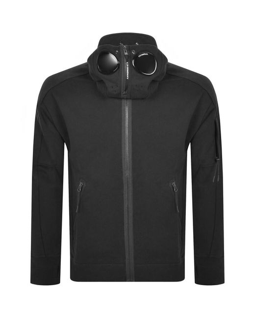 cp company full zip hooded goggle sweatshirt