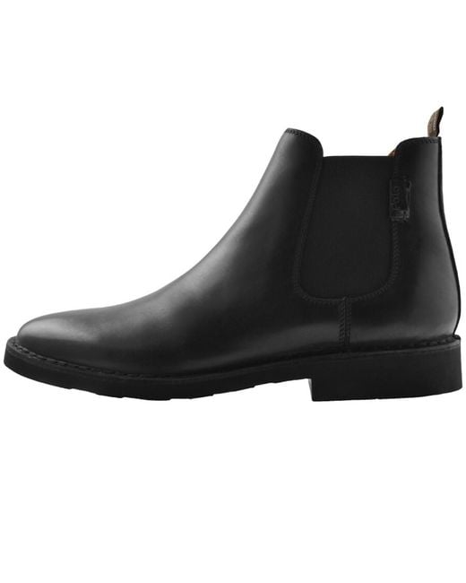 Ralph Lauren Black Talan Chelsea Boots for men