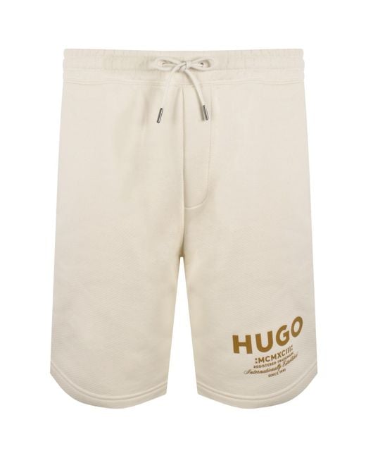 HUGO Natural Nomario Shorts Off for men