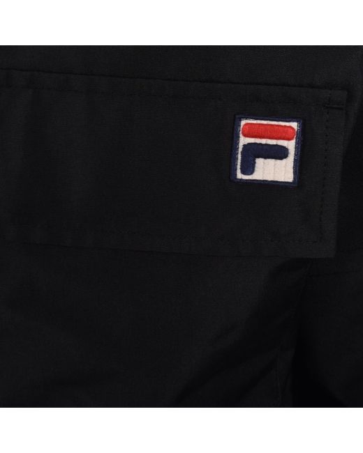 Fila Black Fila Liam Cargo Pockets Jacket for men