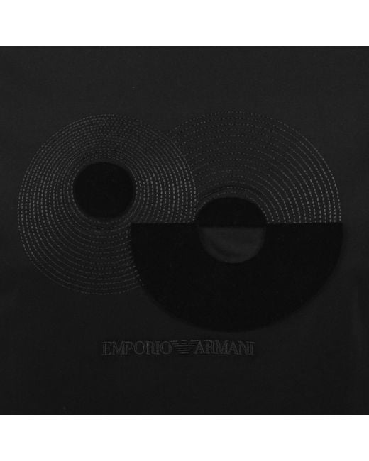 Armani Black Emporio T Shirt for men