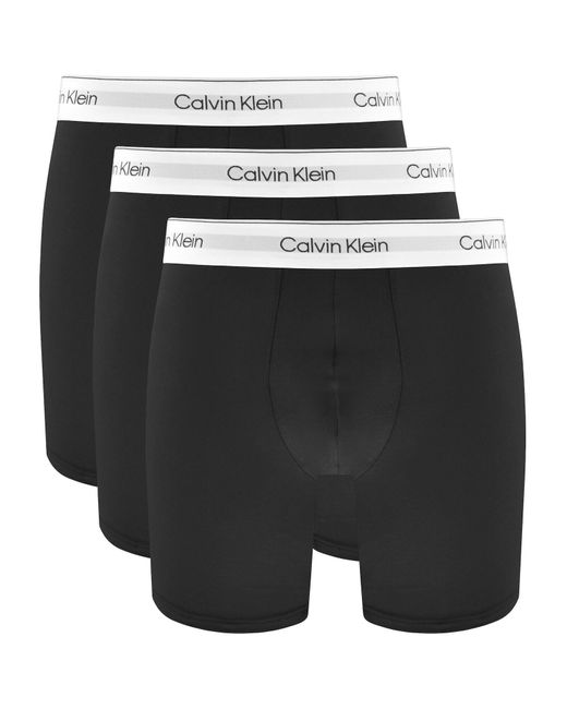 Calvin Klein Black Underwear 3 Pack Boxer Briefs for men