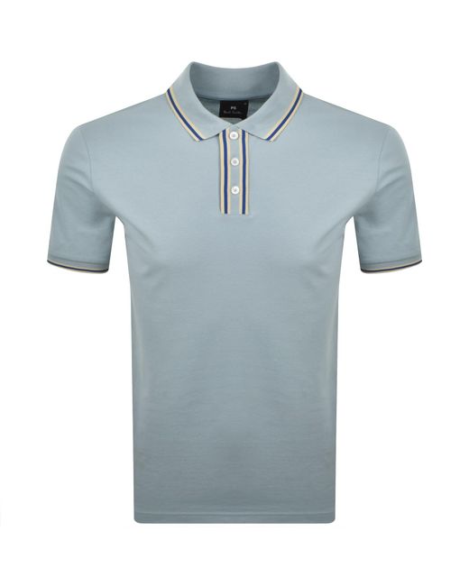 Paul Smith Blue Polo T Shirt for men