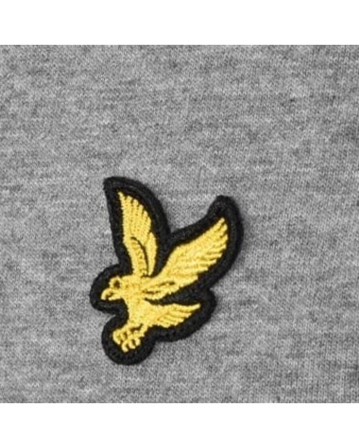 Lyle & Scott Gray Pullover Hoodie for men
