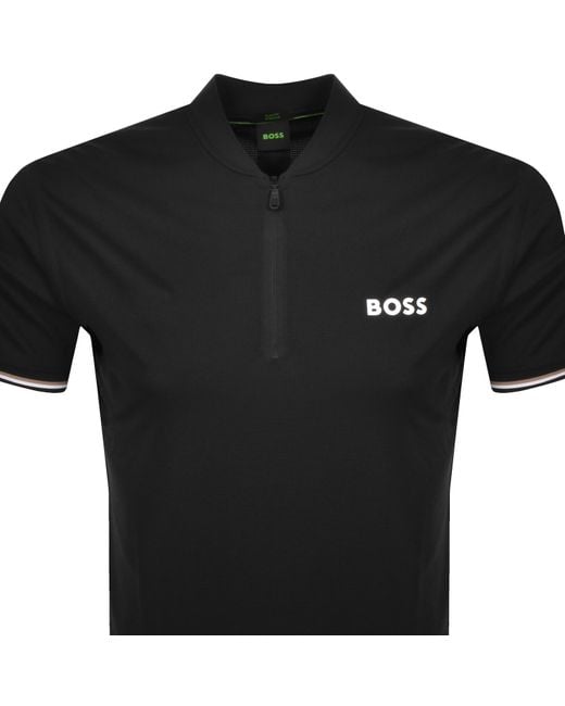 Boss Black Boss Pariq Ripstop Slim Fit Polo T Shirt for men