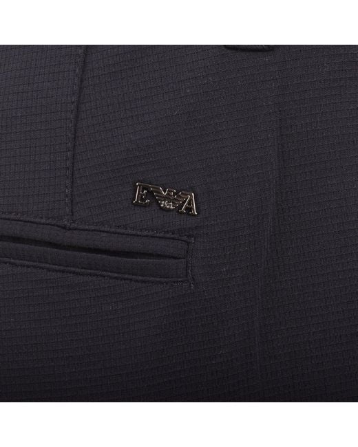 Armani Blue Emporio Trousers Iconico for men