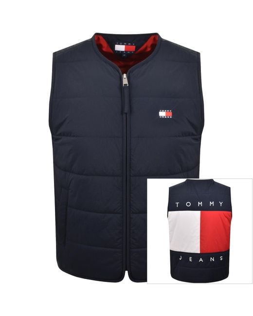 Tommy Hilfiger Blue Flag Quilted Gilet for men
