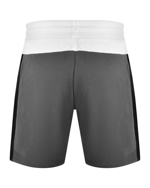 EA7 Gray Emporio Armani Jersey Shorts for men