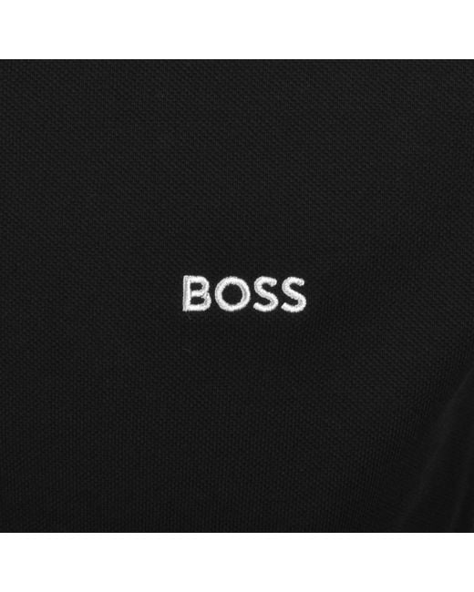 Boss Black Boss Plisy Long Sleeve Polo T Shirt for men