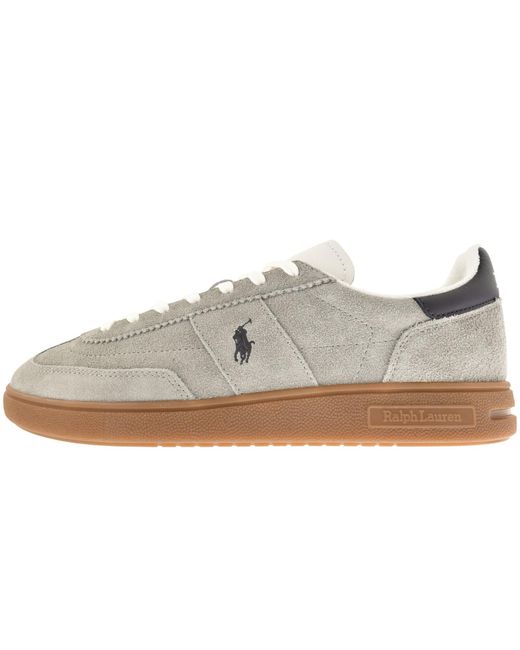 Ralph Lauren White Bedford Trainers for men