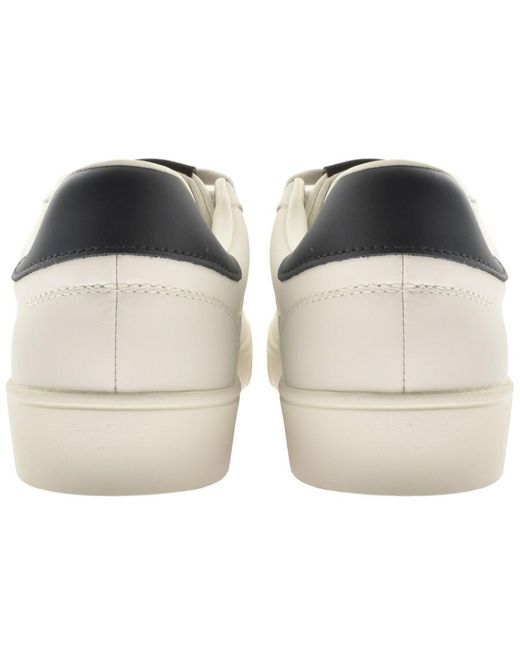 Fred Perry White Spencer Leather Trainers for men