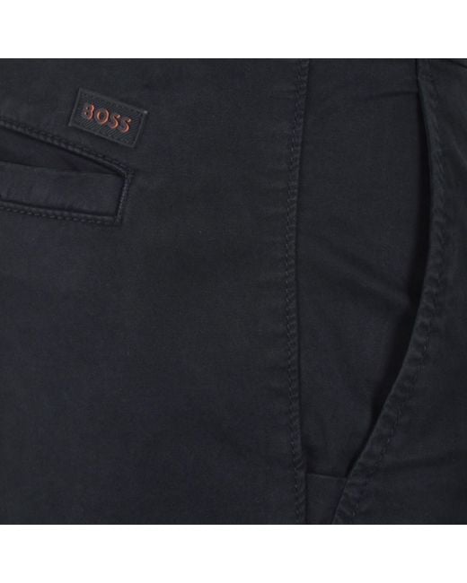 Boss Blue Boss Chino Slim Shorts Dark for men