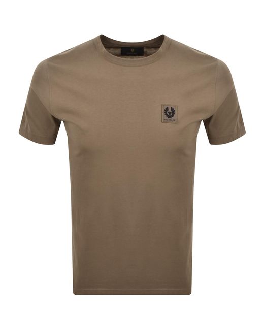 Belstaff Gray Short Sleeve T Shirt for men