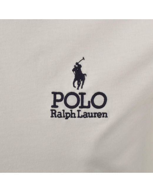 Ralph Lauren White Classic Fit T Shirt for men