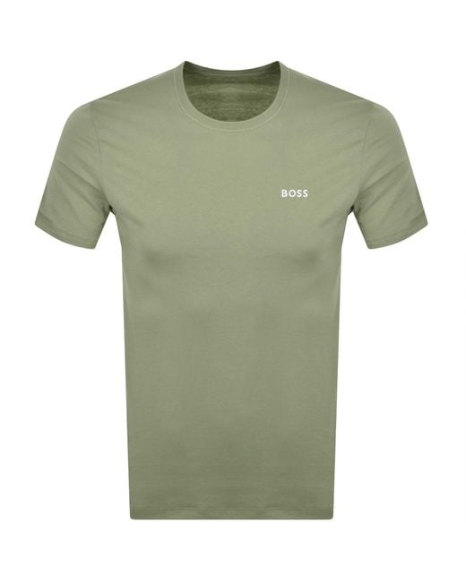 BOSS BUSINESS Green Boss 3 Pack Crew Neck T Shirts for men