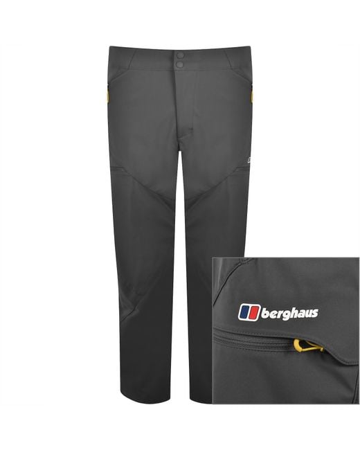 Berghaus Gray Vantashell Trousers Dark for men