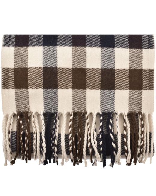 Aquascutum Metallic Club Check Scarf for men
