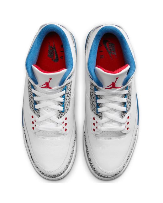 Nike Blue Air Jordan 3 Retro Trainers for men