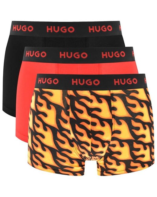 HUGO Orange 3 Pack Trunks for men