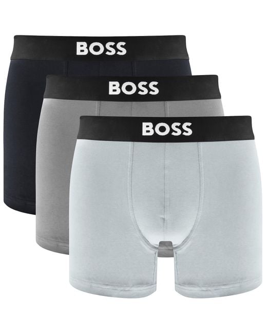 BOSS BUSINESS Black Boss One 3 Pack Boxer Briefs for men
