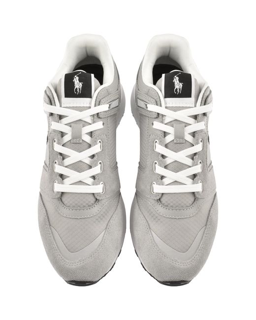 Ralph Lauren Gray Train 89 Trainers for men