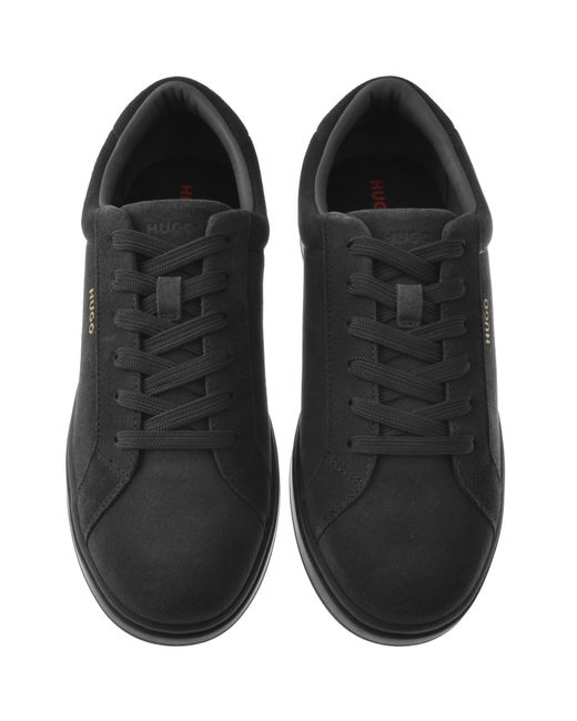 HUGO Black Neston Tennis Trainers for men
