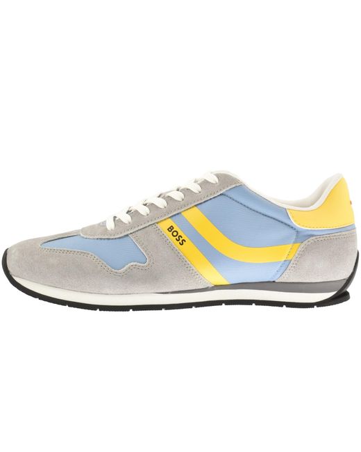 BOSS BUSINESS White Boss Levon Runner Trainers Open for men