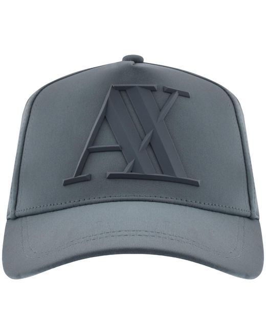 ARMANI EXCHANGE Gray Logo Cap for men