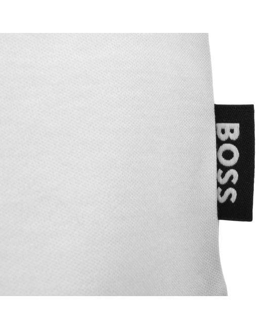 BOSS BUSINESS White Boss H Tessler 199 Jersey T Shirt for men