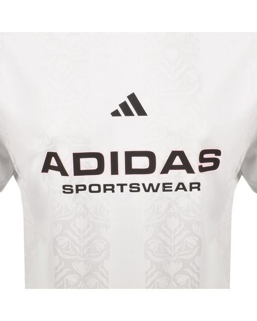 Adidas Gray Common Goal T Shirt for men