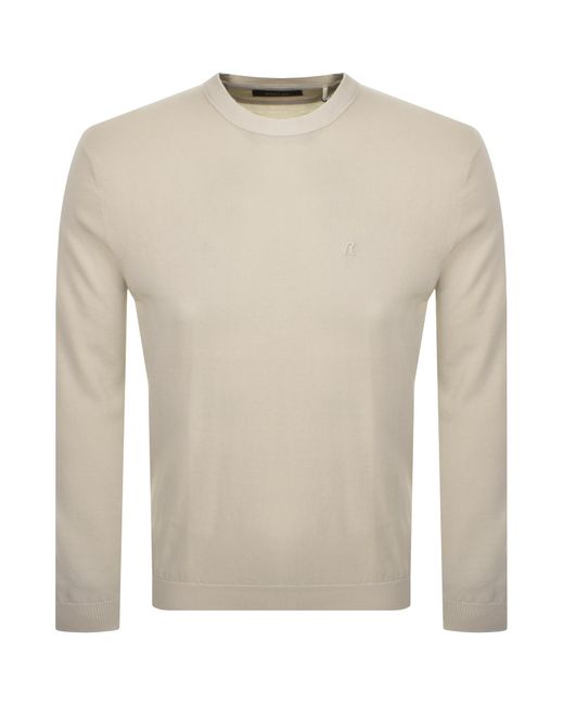 Replay Natural Crew Neck Knit Jumper for men