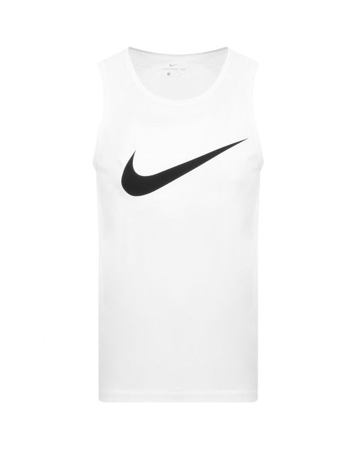 Nike White Swoosh Icon Vest T Shirt for men