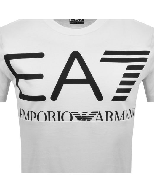 EA7 Gray Emporio Armani Logo T Shirt for men