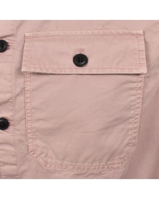 Barbour Pink Arlo Overshirt for men