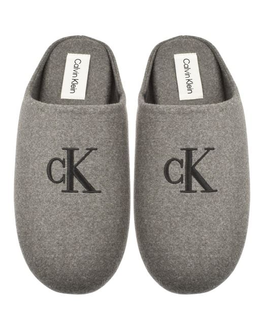 Calvin Klein Gray Home Slippers for men