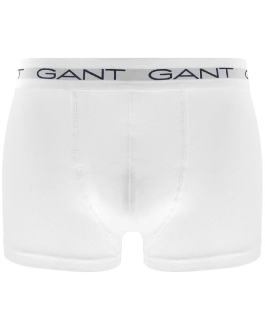 Gant Blue 7 Pack Cotton Stretch Trunks for men