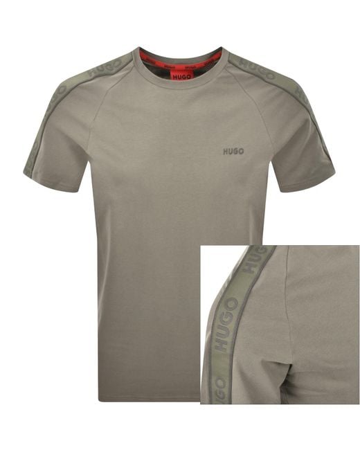 HUGO Gray Liam T Shirt for men
