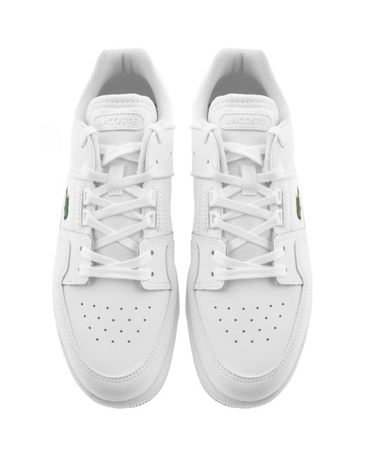 Lacoste White Court Cage Trainers for men