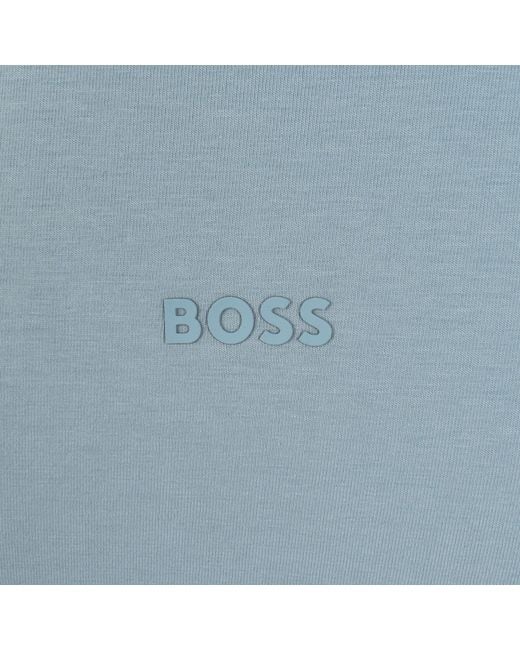 Boss Blue Boss Tchup Logo T Shirt for men