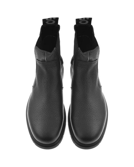 HUGO Black Ryan Cheb Boots for men