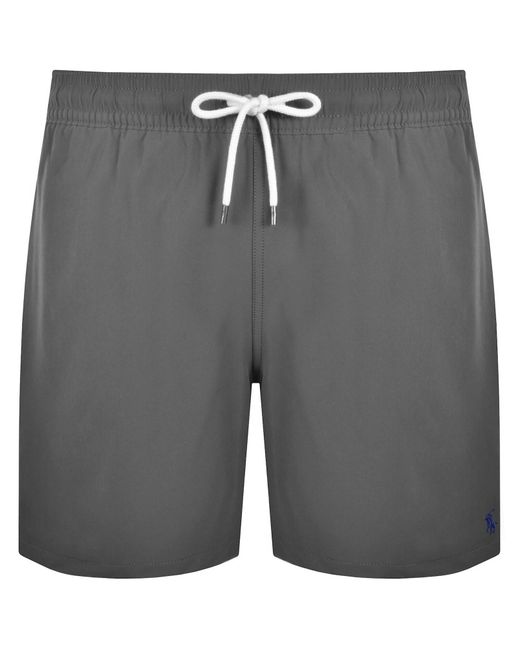Ralph Lauren Gray Traveller Swim Shorts for men