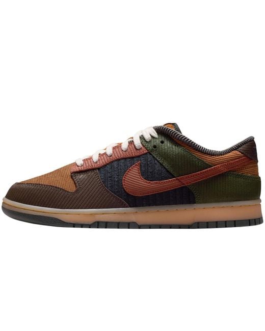 Nike Brown Dunk Low Trainers Tan for men