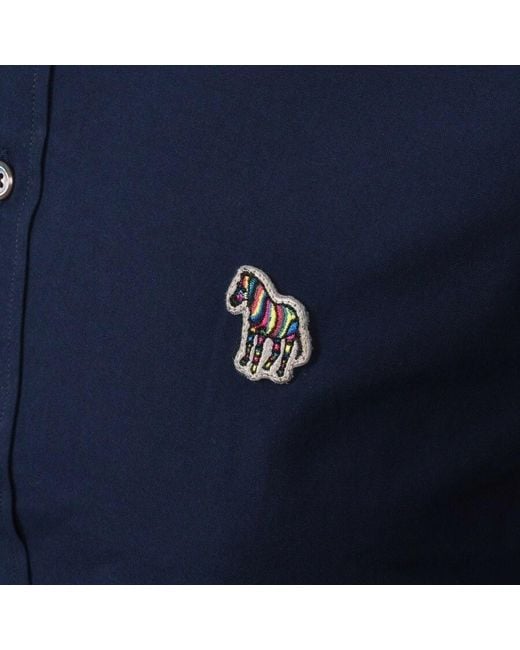 Paul Smith Blue Long Sleeved Tailored Shirt for men