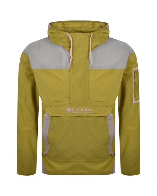 Columbia Green Challenger Windbreaker Jacket for men