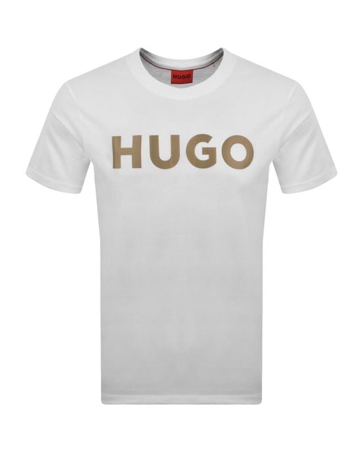 HUGO Gray Dulivio U263 T Shirt for men