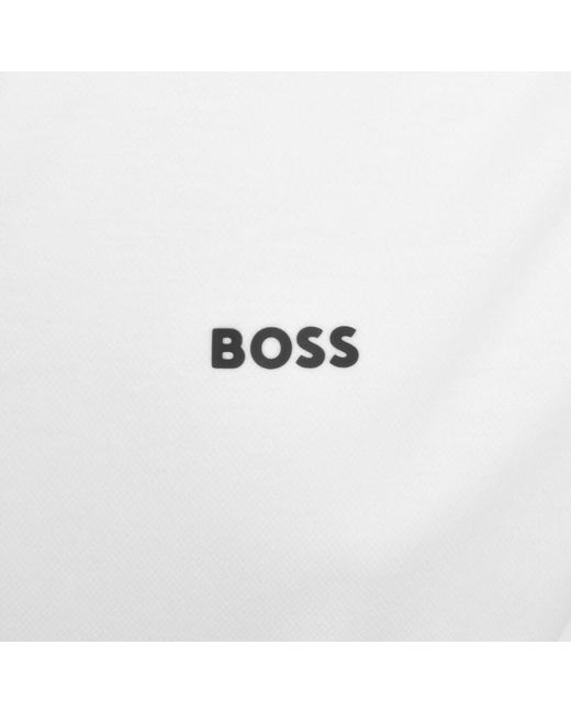 Boss White Boss Motion Short Sleeve Shirt for men