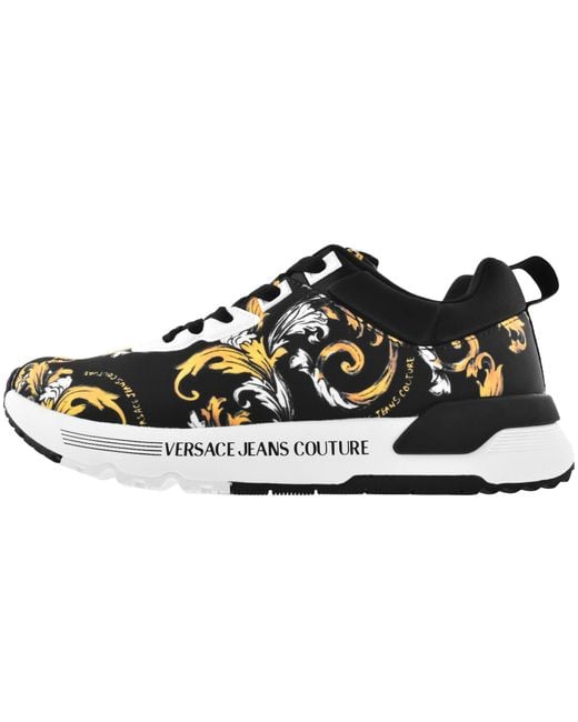 Versace Jeans Black Couture Dynamic Sa1 Trainers for men
