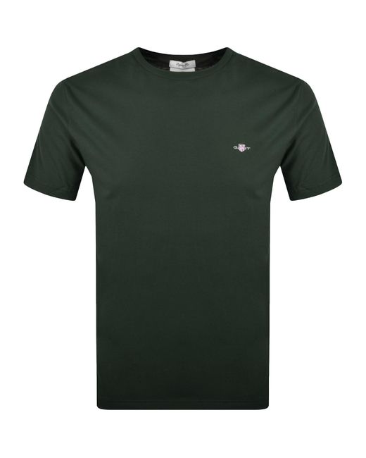 Gant Green Regular Shield T Shirt for men