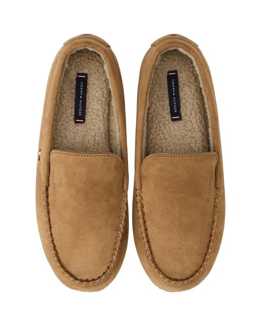 Tommy Hilfiger Brown Driver Home Slippers for men