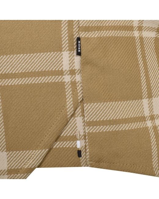 BOSS BUSINESS Natural Boss C Owen Overshirt for men